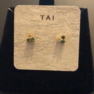 Tiny stud earrings